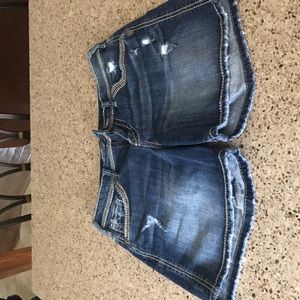 Silver brand jean shorts size 28